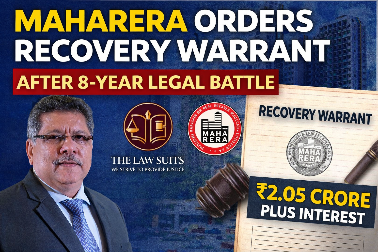 MahaRERA issues Warant